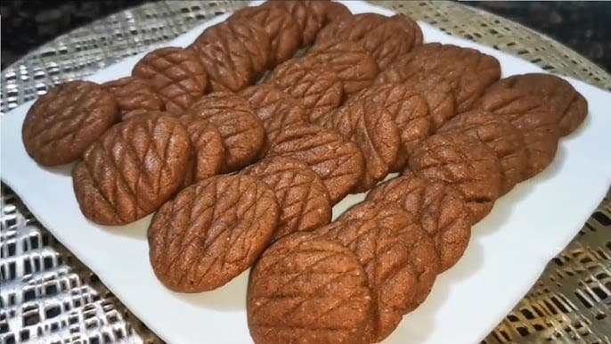 بسكويت الكاكاو بدون زبدة